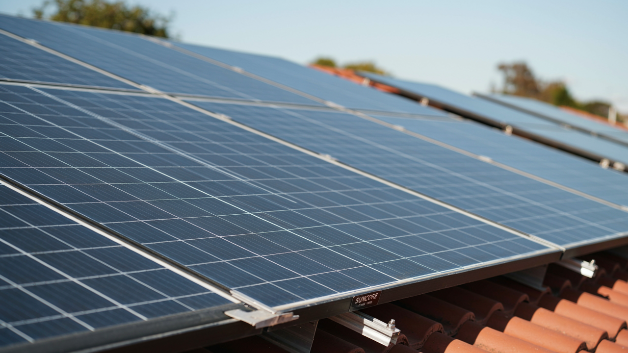 Installation de panneaux solaires sur une maison de Bernac